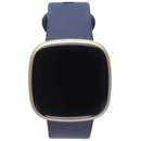 Fitbit Versa 3 Smartwatch (FB511) - Gold Case / Blue Infinity Bands (Full Set)