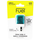 FUEL (30W) USB-C Fast Charging Translucent Wall Charger - Electric Blue