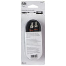 GE (6-Ft) Digital Audio Coax Cable - Black (34495)