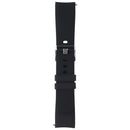 Generic Silicone Watch Band (20MM) - Black with Silver Clasp (Small Strap)