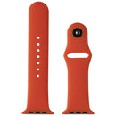 Generic Silicone Watch Band for Apple Watch 42/44/45/49mm - Orange / Small