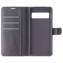 Generic Faux Leather Folio Case for Google Pixel 7 Pro - Black