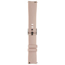 Generic Silicone Watch Band (20MM) - Pink with Silver Clasp