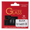 Generic Glass 9H HD Screen Protector for Apple Watches 38mm - Black