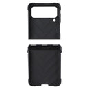 Generic Galaxy Z Flip4 Case with Black Hinge - Black