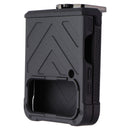 Generic Galaxy Z Flip4 Case with Black Hinge - Black
