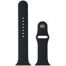 Generic Silicone Watch Band for Apple Watch 42/44/45/49mm - Black / Large