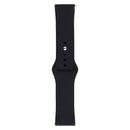 Generic Silicone Watch Band 22mm - Black / Large