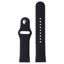 Generic Silicone Watch Band 22mm - Black / Large