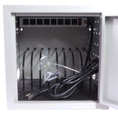 Global Industrial Wall/Desk Tablet Charging Station for 8 Devices, Beige