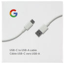 Google (1m/3.2-Ft) USB-C to USB-A Charging and Sync Cable - White (G016F)