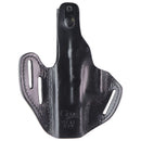 Gould & Goodrich B733-G19 Leather Three-Slot Pancake Holster (Black)