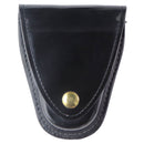 Gould & Goodrich H70 Leather Handcuff Case - Hi-Gloss Black / Brass Snap