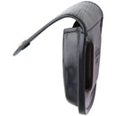 Gould & Goodrich H70 Leather Handcuff Case - Hi-Gloss Black / Brass Snap