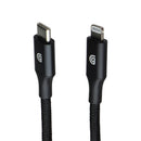 Griffin (5-Ft) Braided USB-C to Lightning 8-Pin MFI Cable for iPhone - Black