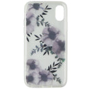 Habitu Floral Series Case for Apple iPhone X - Floral Design/Clear (HHWIX)