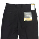 Haggar Men's Classic Fit Flat Front Comfort Pants - Black (Regular, 32W x 30L)