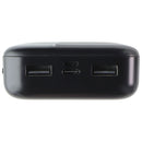 Helix TurboVolt+ 16,000 mAh Power Bank with USB-C and USB-A Ports - Black