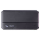 Helix 10,000 mAh Power Bank with Dual USB-A Ports - Black