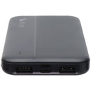 Helix 10,000 mAh Power Bank with Dual USB-A Ports - Black