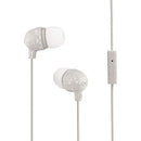 House of Marley Little Bird: Wired Earphones with Microphone - White