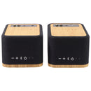 Marley Get Together Duo True Wireless Bluetooth Bookshelf Speakers - Wood/Black