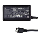 HP 65W (TPN-CA21) USB-C AC Adapter Laptop Power Supply - Black
