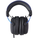 Official PlayStation Wired HyperX Cloud Gaming Headset for PS4/PS5 - Black/Blue