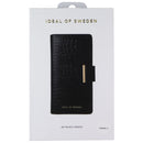 iDeal of Sweden Cora Phone Wallet for Apple iPhone 13 - Jet Black Croco