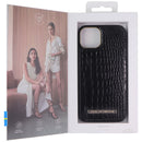 iDeal of Sweden Atelier Case for Apple iPhone 13 - Neo Noir Croco Black