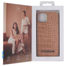 iDeal of Sweden Atelier Case for Apple iPhone 13 - Camel Croco