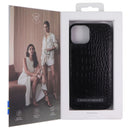 iDeal of Sweden Atelier Case for Apple iPhone 13 - Neo Noir Croco Silver