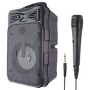 iLive Wireless Party Speaker with Wired Mic (ISB202B) - Black