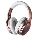 iLive Active Noise Cancellation Bluetooth Headphones - Rose Gold (USB-C)