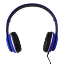 iLive 3.5mm Wired Stereo On-Ear Folding Headphones (IAH57) - Blue
