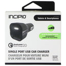 Incipio Qualcomm 2.0 Single Port Car Adapter for USB Devices - Black (PW-203)