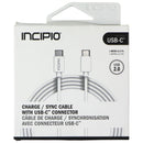 Incipio (1m/3.3-Ft) USB-C 2.0 to USB-C Charge/Sync Cable - White