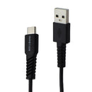 InMotion USB Wall Adapter + (3.3-Ft) USB-C Charge/Sync Cable - Black