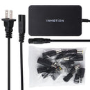 InMotion 65-Watt (2m/6.6-Ft) Universal Laptop Charger with 13 Connectors - Black