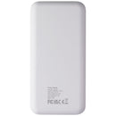 InMotion 10,000 mAh Power Bank with 2 USB-A Ports and LED Indicator - White