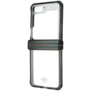 ITSKINS Hybrid_R Clear Hinge Case for Samsung Galaxy Z Flip5 - Black/Transparent
