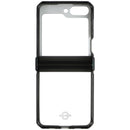 ITSKINS Hybrid_R Clear Hinge Case for Samsung Galaxy Z Flip5 - Black/Transparent