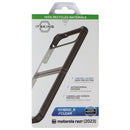 ITSKINS Hybrid_R // Clear Case for Motorola Razr (2023) - Black / Transparent