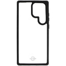 ITSKINS Hybrid_R // Solid Case for Samsung Galaxy S23 Ultra - Black/Clear