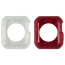ITSKINS Spectrum Case for Apple Watch (40MM) - Red & Clear (2 Pack)