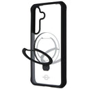 ITSKINS Hybrid R Case w/ Stand for MagSafe for Samsung Galaxy S24 - Black/Clear