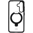ITSKINS Hybrid R Case w/ Stand for MagSafe for Samsung Galaxy S24 - Black/Clear