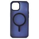 ITSKINS Hybrid R // Frost Ultra Hybrid Case for MagSafe for iPhone 15/14 - Blue