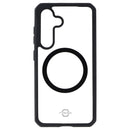 ITSKINS Hybrid_R // Solid Case for Samsung Galaxy S24 - Black / Transparent