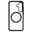 ITSKINS Hybrid_R // Solid Case for Samsung Galaxy S24 - Black / Transparent